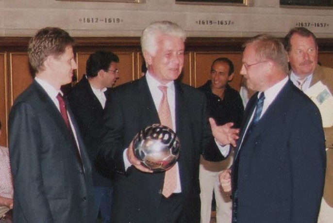 IR Global League Launch 2003 with Per Erik Holmström and Lynge Blak